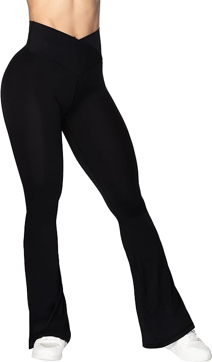 Sunzel Flare Leggings – The Ultimate High-Waisted Tummy Control Yoga Pants