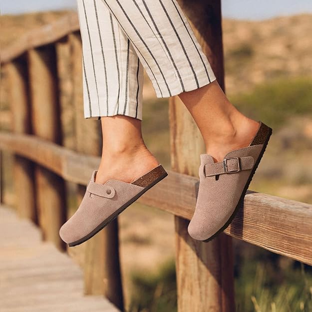 KIDMI Women’s Suede Clogs – The Stylish and Comfortable Footwear Choice for Everyday Wear